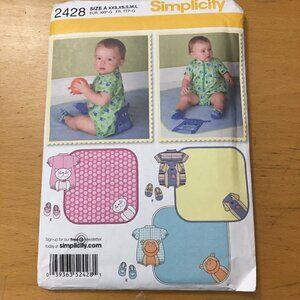 🛒$6 Sewing Craft Pattern - Simplicity Sewing 2428 Babies' Sportswear, All Sizes